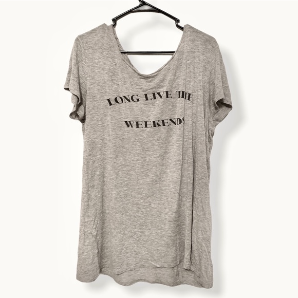 Project Social T "Long Live The Weekends" T Shirt - Picture 2 of 3